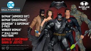 NEW DC Multiverse™ BVS: Dawn of Justice™ Bundle 7" Scale Figures & Mega-Fig | Action Figure Showcase