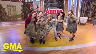 The cast of ‘Annie’ performs live on ‘GMA’