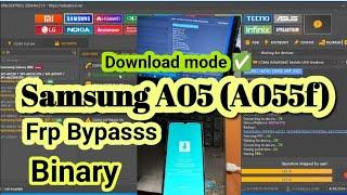 Samsung A05 (A055F) FRP Bypass unlock tool|Samsung A055f   Unlock Download Mode Unlocktool One click