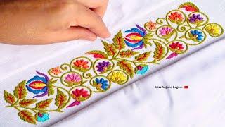 Add Personality to Your Projects with Colorful Border Embroidery