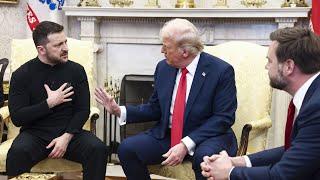 Trump and Vance attack Zelenskyy in heated Oval Office meeting