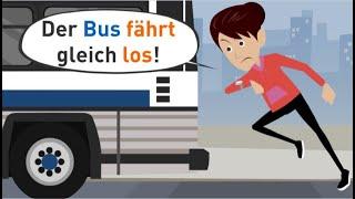 Learn German through simple videos | Episode 2: luck in misfortune