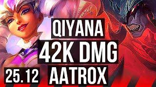 QIYANA vs AATROX (TOP) | 10/4/11, 42k DMG | KR Master | 25.12