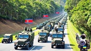 3 seconds ago! North Korean military convoy ambushed in Ukraine by guided missiles