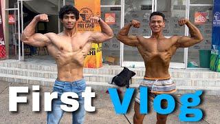 First Vlog ️ ( MUSCLEMANIA DELHI )