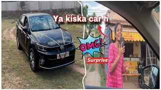 SURPRISED HER WITH MY NEW CAR️| ya kiska car h|