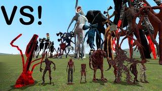 SCP-610 VS TREVOR HENDERSON CREATURES!! - GarrysMod Sandbox