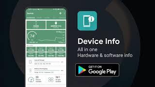 Device Info , All in one software & hardware info about your device.