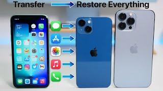 How To Transfer Everything from Your Old iPhone to iPhone 13 and 13 Pro