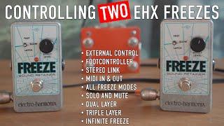 The magic of TWO EHX Freezes controlled at once (Arduino project)