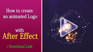 How to create Animated Logo with Adobe After Effects + Free Download link | After Effects Tutorial