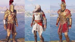 Assassin's Creed Odyssey All Legendary Armor Sets Showcase