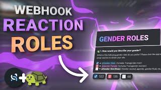 How to Make BEAUTIFUL Reaction Roles on Discord! [Discohook+Carl-Bot]