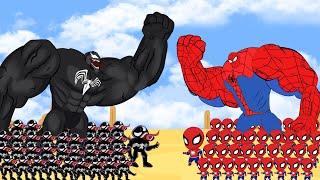 999 SPIDERMAN vs Evolution of Venom : The New Empire | Who Is The King Of Super Heroes ?