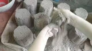 Gritty sand cement dry crumbling Asmr | Relief ASMR 100