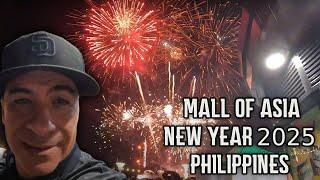 2025 New Years Eve Countdown Fireworks Show MALL OF ASIA Philippines