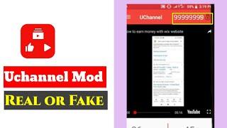 Uchannel Mod Apk Real or fake #shorts