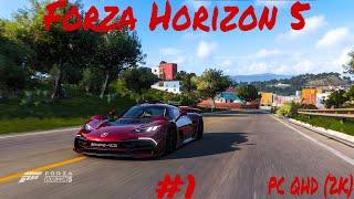 Forza Horizon 5 прохождение  Часть 1  Форза Хорайзен 5 на Русском языке на PС (ПК) QHD (2К)