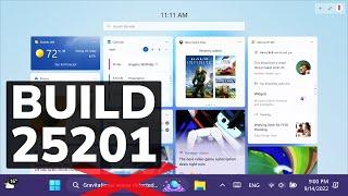 New Windows 11 Build 25201 – Expanded View in Widgets, New Search Visuals Removed, ISO, Fixes (Dev)