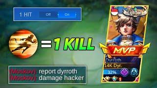 DYRROTH 2nd SKILL = 1 KILL! THEY THINK I'M USING CHEAT!