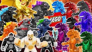 Ultimate King ghidorah Godzilla Kong complete Lego set collection Brick mini figure コング メカゴジラ ゴジラ