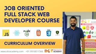 Full Stack Web Developer Course Curriculum - DCT Academy