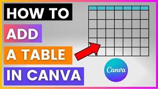 How To Add A Table In Canva [in 2025]