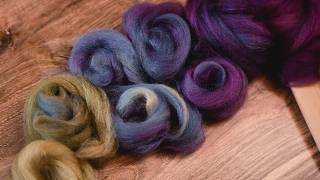 How to spin a beautiful gradient yarn from hand-dyed spinning fibre