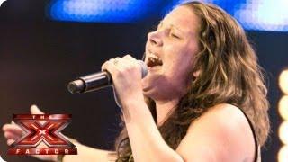 Sam Bailey sings Who's Loving You by The Jacksons - Arena Auditions Week 1 -- The X Factor 2013