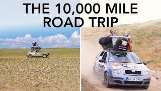 The 10,000 mile, 40 country road trip in the worst car imaginable