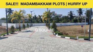 SALE!!! MADAMBAKKAM PLOTS CHENNAI | Hurry Up #plot #land #sale #Chennai #tamil #tamilnadu