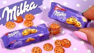 ПЕЧЕНЬЕ МИЛКА для КУКОЛ | MILKA Шоколад DIY | Полимерная глина Мастер класс | Анна Оськина