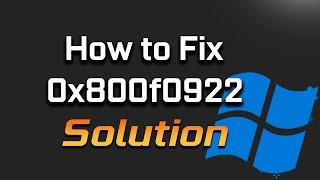 FIX Windows Update Error 0x800f0922 on Windows 11/10 - [2025]