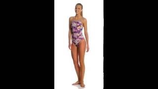 Dolfin Uglies Flashback V-2 Back One Piece Swimsuit | SwimOutlet.com