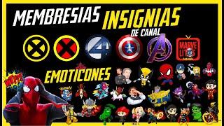 Membresias de Canal INSIGNIAS, EMOTICONES y Beneficios Marvelitas Channel !!!