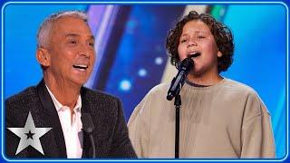 12-year-old Dylan leaves us GOBSMACKED by his vocals | Auditions | BGT 2023