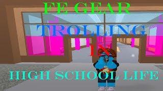 Trolling and Exploiting at High School Life ROBLOX