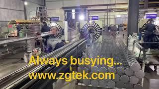 Filter bag cage welding machine line, for dust collector, bag house cages, ZGTEK