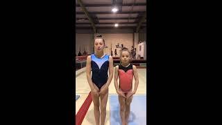 Pyramid Conditioning with Hannah and Scarlett at Corby Gymnastics Academy