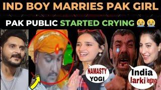 PAKISTANI GIRL MARRIED WITH  BJP LEADER'S SON  || PAKISTAN SHOCKS INDIAN ROCKS  || REACTION VIDEO