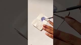 Mini Flower 🪻painting  | Art by Naaz #art #painting #drawing #artandcraft #satisfying#aayuandpihu