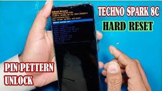 TECNO SPARK 8C HARD RESET | TECNO SPARK 8C KG5K PATTERN UNLOCK /tecno kg5k hard reset kaise karen