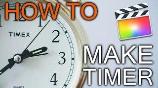 How to Make Chronos or Timer With Final Cut FCPX