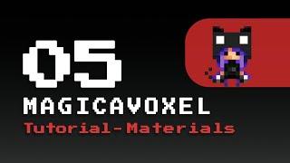 Magicavoxel Tutorial [Part 05] | Master Every Material & Optimize Your View! #voxel #magicavoxel