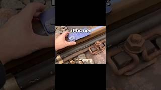 Nokia vs Samsung vs iPhone Durability Train Test meme #Shorts