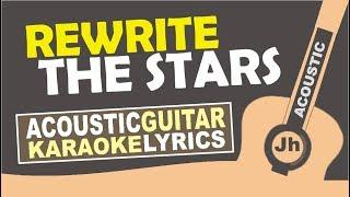 Anne-Marie & James Arthur - Rewrite The Stars (Karaoke Acoustic Lyric)