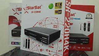 Starsat SR-220H 4K UHD Satellite Receiver with Advanced Compression Technology l Unboxing l English