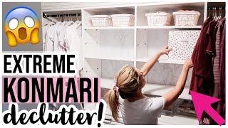 CLEAN WITH ME 2019 | ULTIMATE KONMARI DECLUTTER + EXTREME CLOSET MAKEOVER! Brianna K