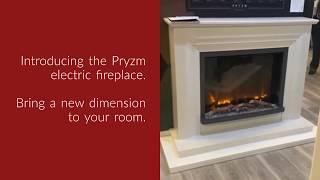 Elgin & Hall Pryzm electric fire showcase