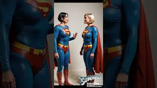 "AI-Generated Superwoman | 80s Superheroine Studio shoot! ‍️#superwoman  #supergirl #superheroine
